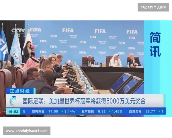 国际足联公布2026美加墨世界杯总奖金7.27亿美元,冠军奖金5000万 国际足联公布2026美加墨世界杯总奖金7.27亿美元,冠军奖金5000万